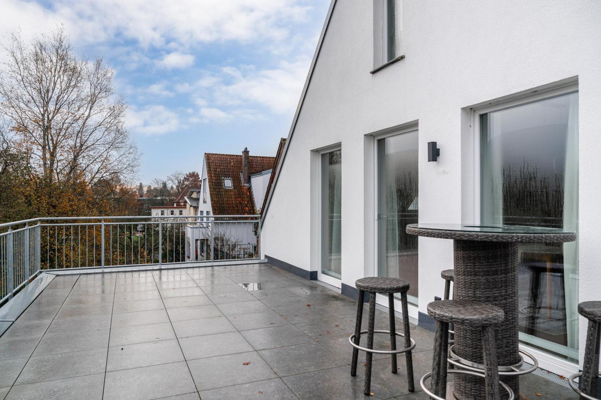 Apartamento Penthouse Am Marschweg Oldenburg Exterior foto